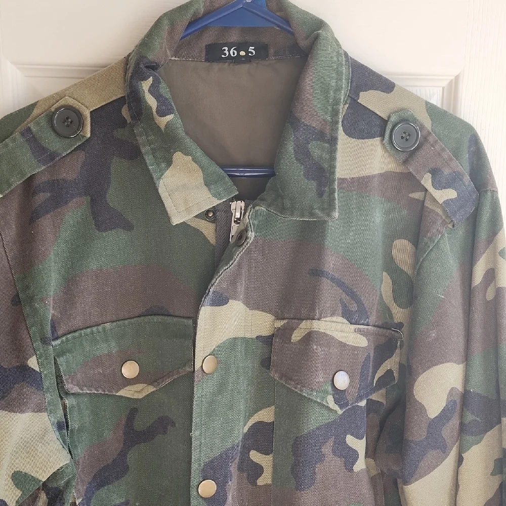 Mendocino Camouflage Military Jacket Sz S - Picture 2 of 5
